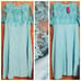 EVENING FASHION LONG BLUE WOMEN DRESS PLUS SIZE