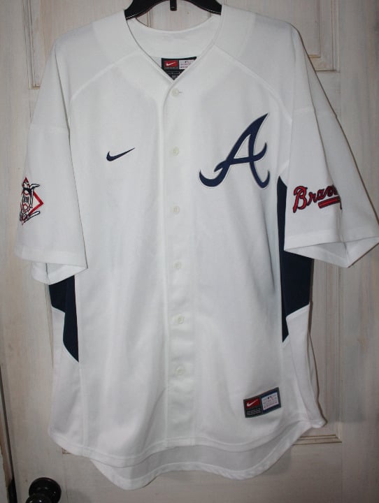 Andruw Jones ~ Atlanta Braves ~ Nike Baseball Jersey ~ Men's Large ~ MLB