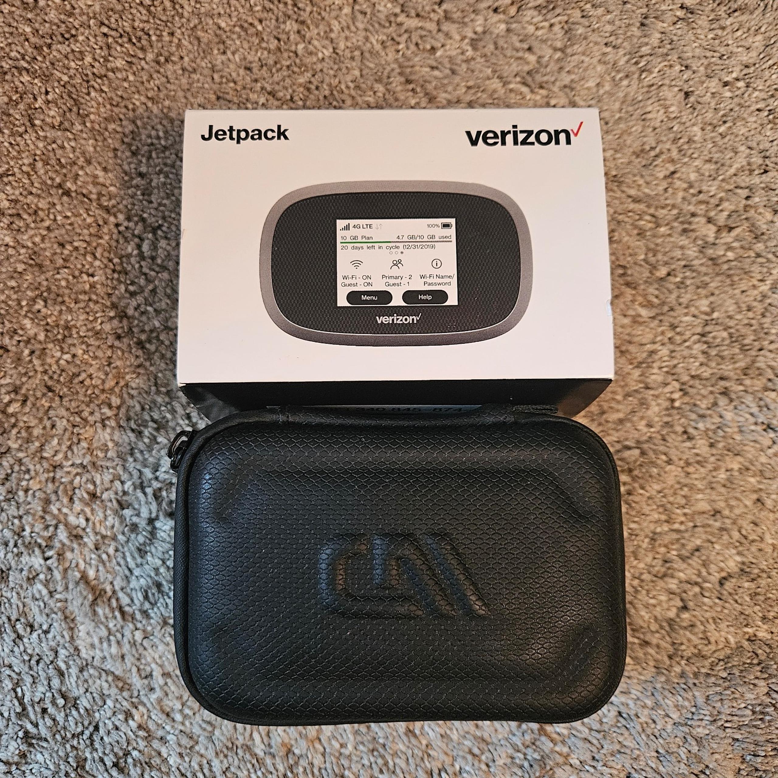 Verizon Mifi 8800L Mobile Hotspot MiFi Wireless Internet with Case Jetpack