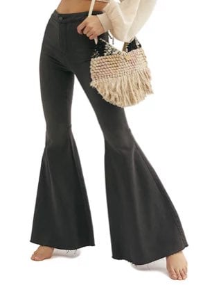Free People black bell bottoms