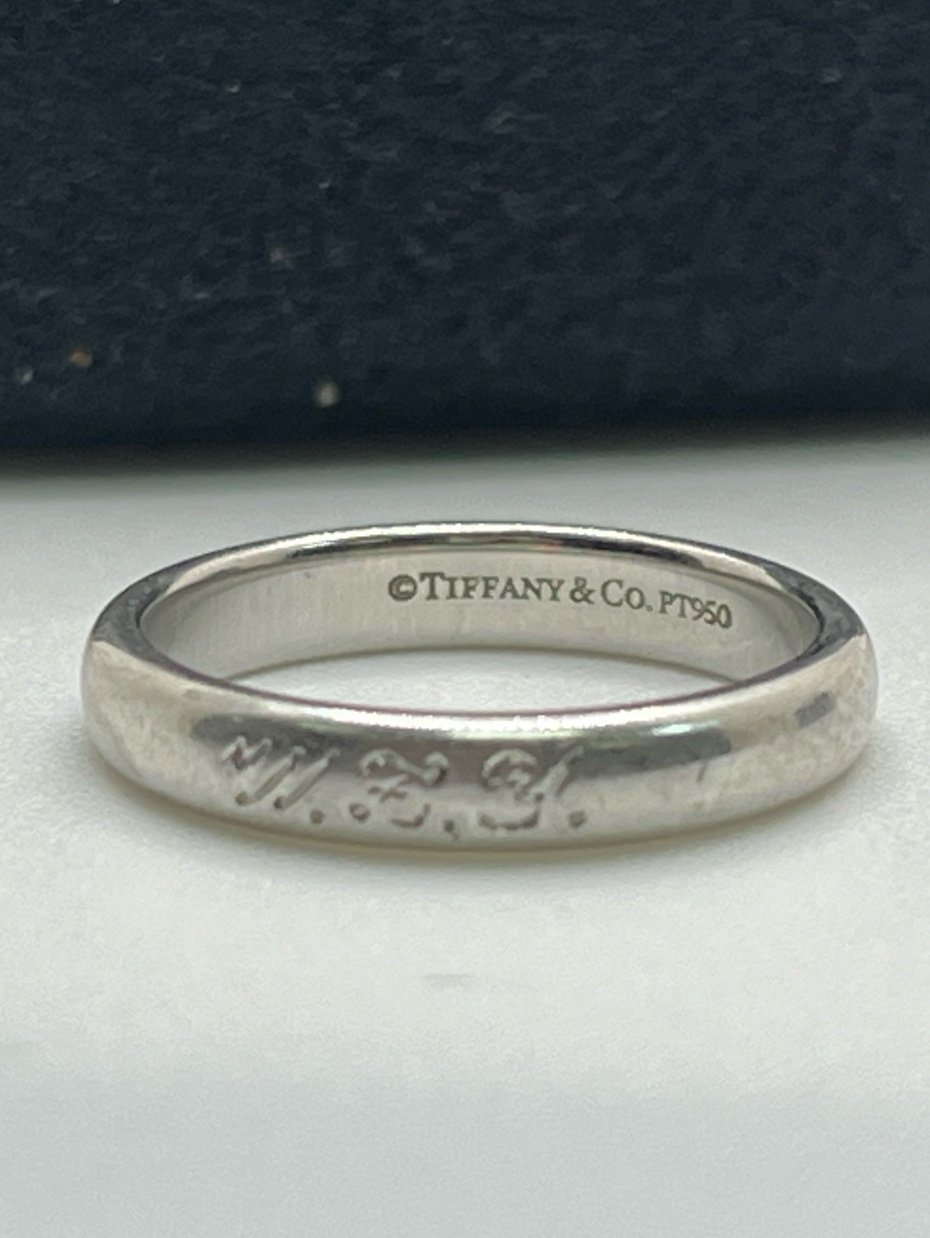 Tiffany & Co. Platinum Wedding Band