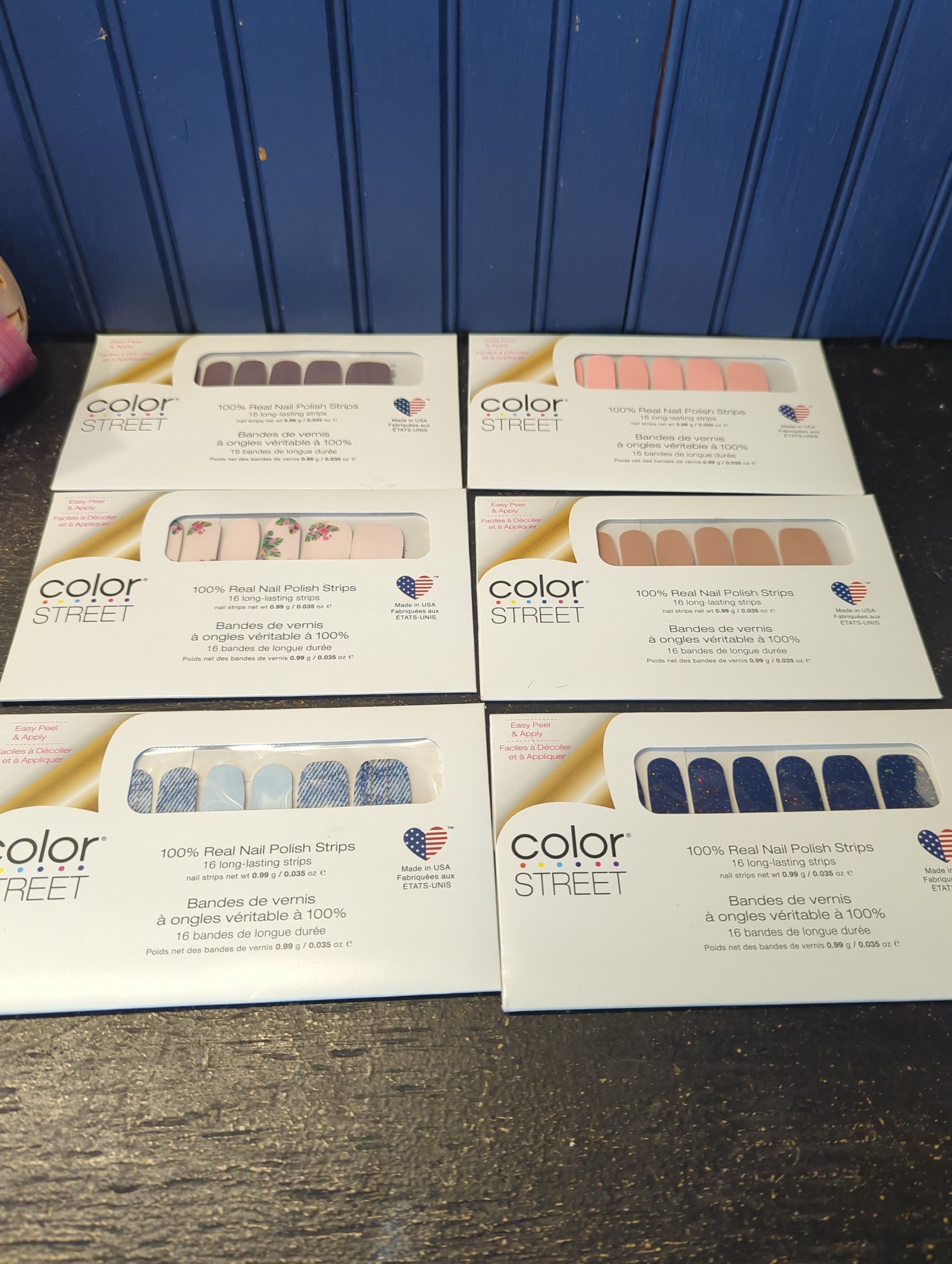 Color Street Nail Strips, Lot Of 6