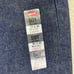 Levis 501 Jeans Mens 58x30 Blue Button Fly Straight Leg Cotton Denim Original