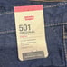 Levis 501 Jeans Mens 58x30 Blue Button Fly Straight Leg Cotton Denim Original