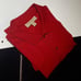 Red Burberry Polo Shirt Size XL