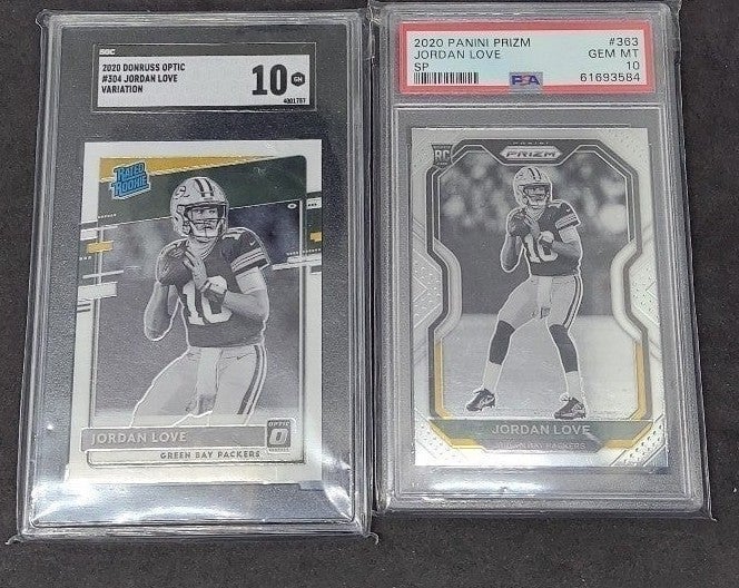 Jordan love Ssp Prizm Rookie PSA Gem Mt 10