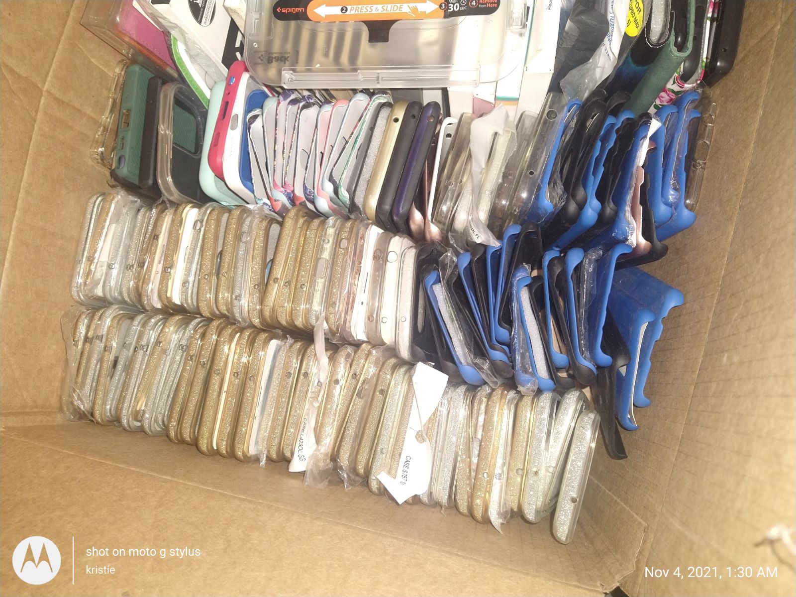 Bundle of phone cases and screen protectors