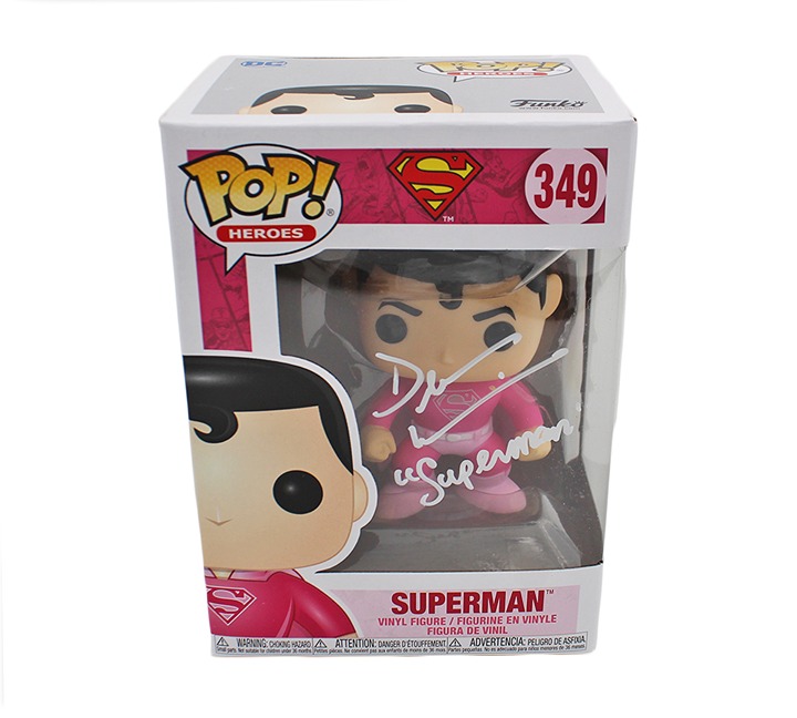 Dean Cain Signed Superman Model #349 Funko Pop With “Superman” Inscription