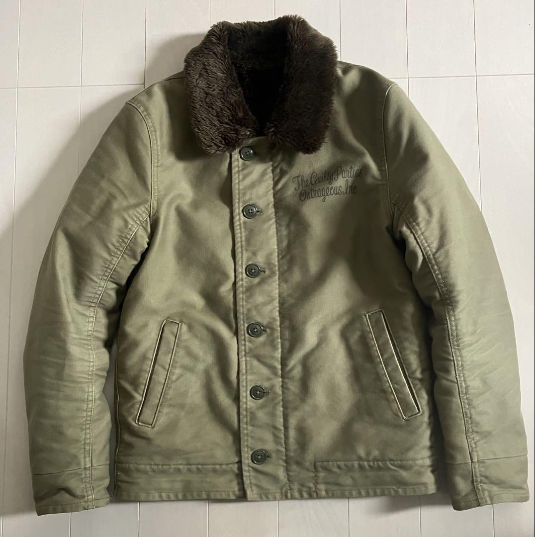 【Excellent Condition】 WACKO MARIA Wacko Maria N-1 Deck Jacket Boa S
