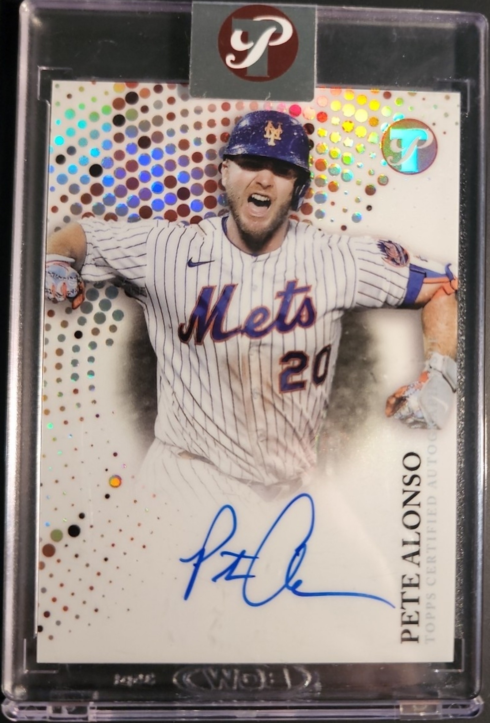 2022 Topps Pristine Pete Alonso Autograph Uncirculated