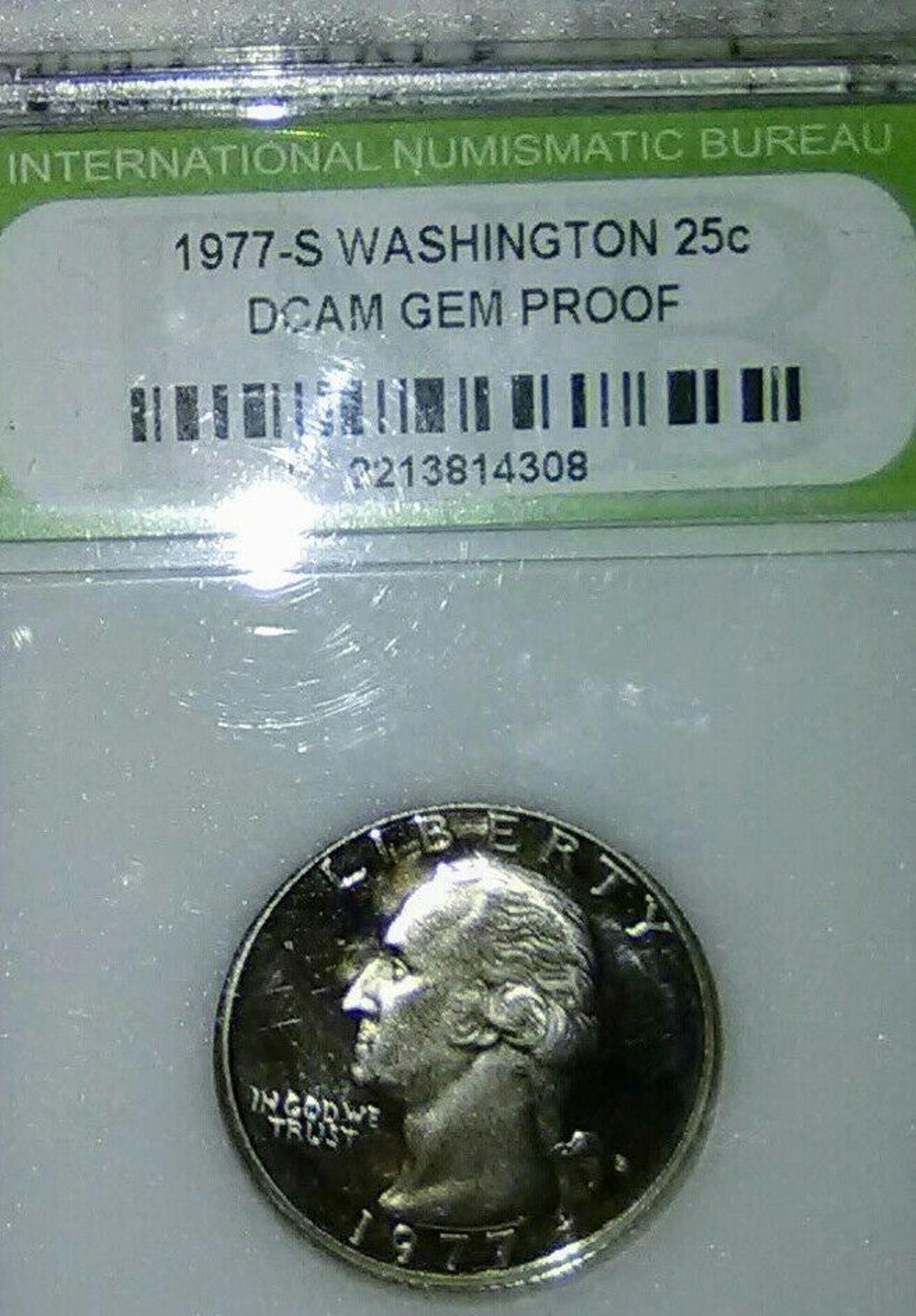 1977 S Wash.25¢ Dcam Gem Proof