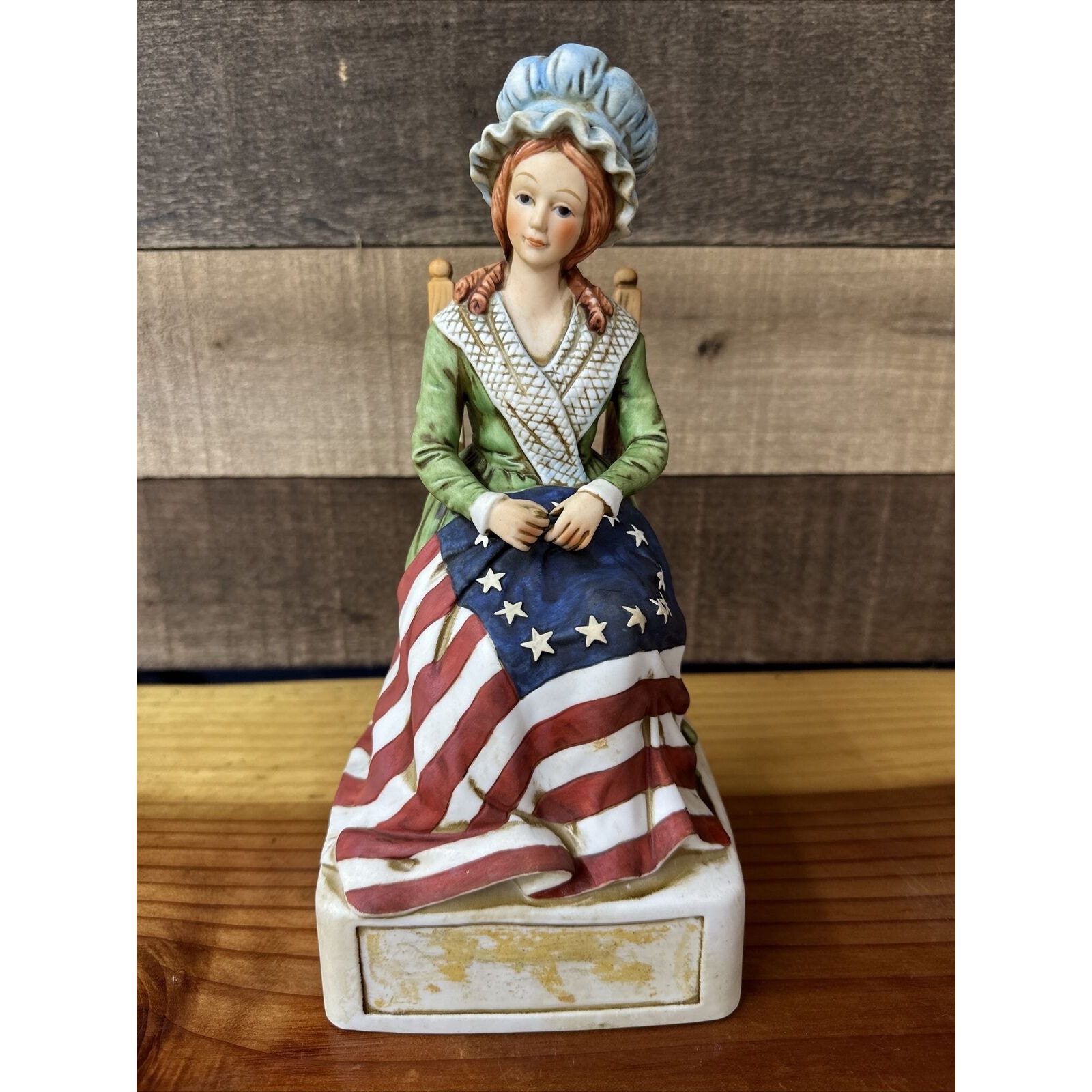 Vintage Betsy Ross Lionstone Whiskey Decanter 1975 Bicentennial Series LE