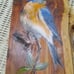 Eastern Bluebird Twig Handpainted Reclaimed Wood Wall Decor Kay's Originals