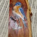 Eastern Bluebird Twig Handpainted Reclaimed Wood Wall Decor Kay's Originals