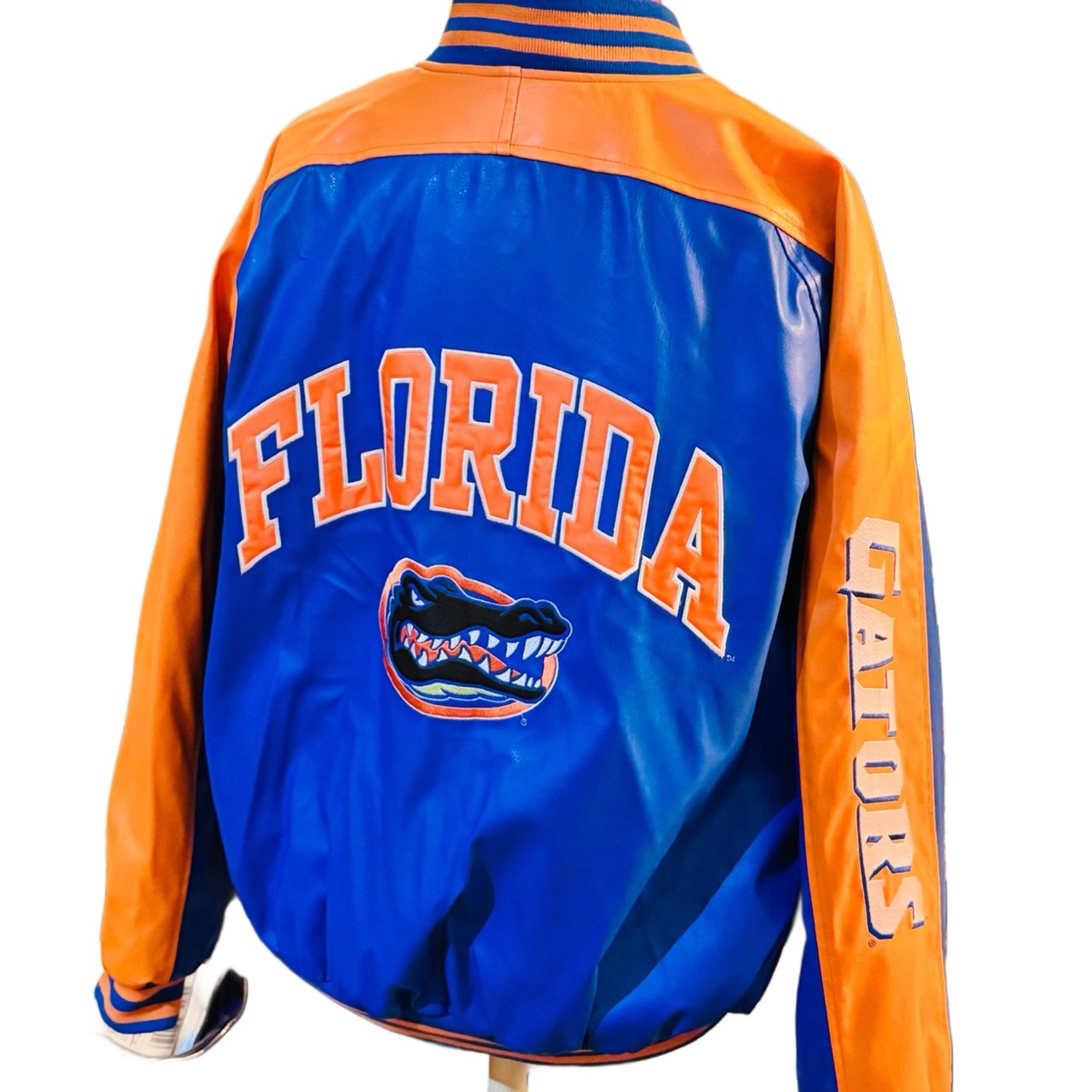 Vintage Steve & Barrys Florida Gators Faux Leather Jacket Men’s L Excellent