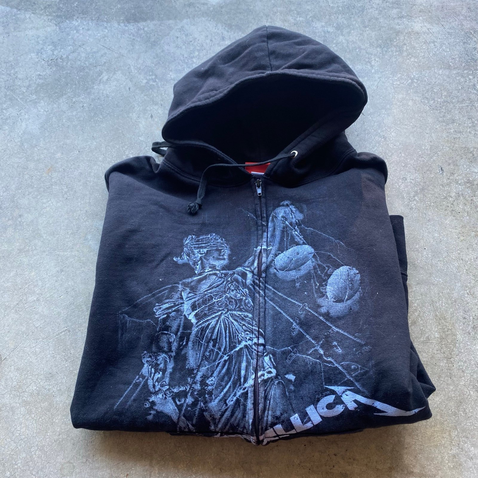 Vintage Y2K Metallica Hoodie Nu Metal Sweatshirt Rock Band