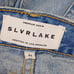 SLVRLAKE Virginia High Waist Jeans Size 31 Women Slim Straight Leg In Crossroads