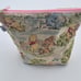 Handmade Winnie the Pooh Cotton Calico Print Baby Set with pouch 10.5Wx12L.