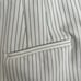 Express Editor Women’s Straight Ankle Super High-Rise Pants White Pinstripe 14R