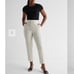 Express Editor Women’s Straight Ankle Super High-Rise Pants White Pinstripe 14R
