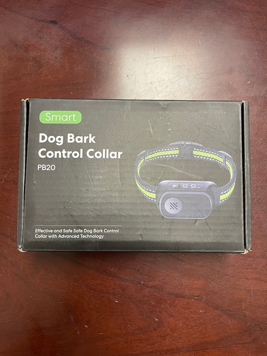 Pet Dog Training Collar PB20 USB Adjustable Nylon Anti-barking Collar, Black