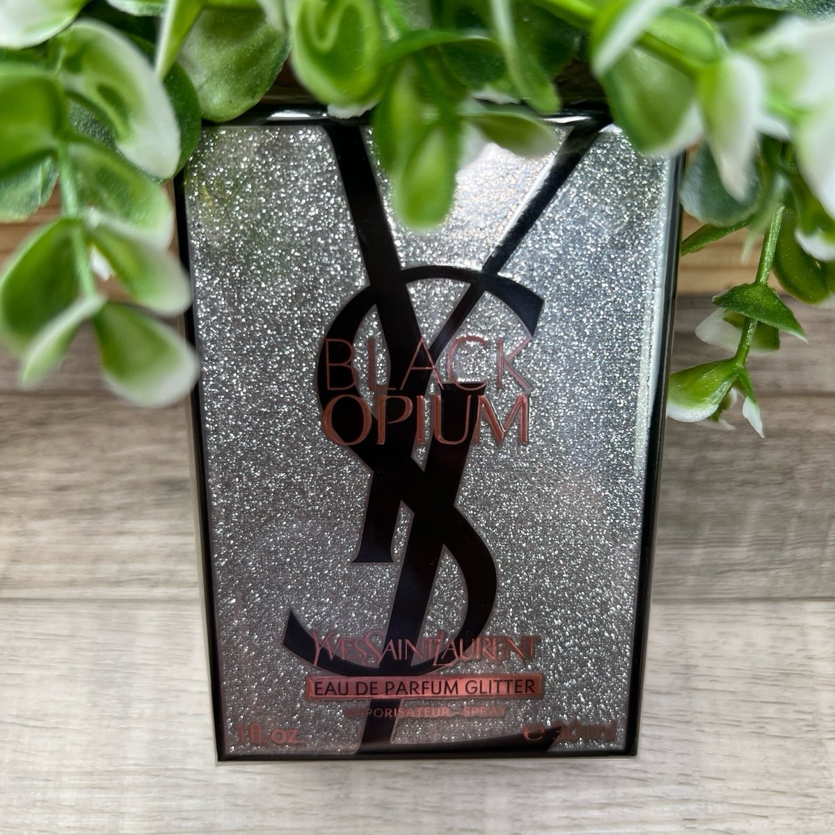 Yves Saint Laurent YSL Black Opium Eau de Parfum Glitter NEW IN BOX
