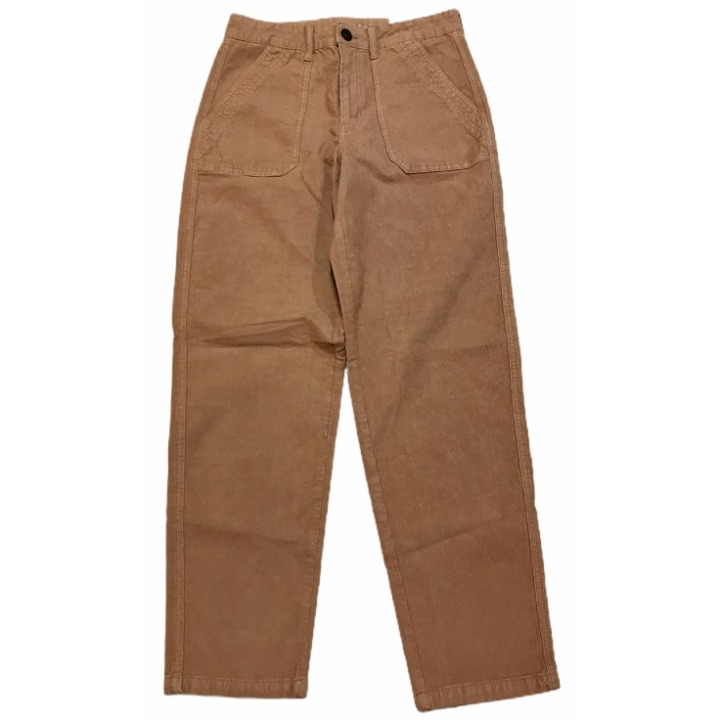 NWT AMERICAN EAGLE Super Stretch High Rise Corduroy Pants 6 LONG Beige #309271