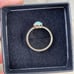 Vintage solid 14k gold opal ring size 4