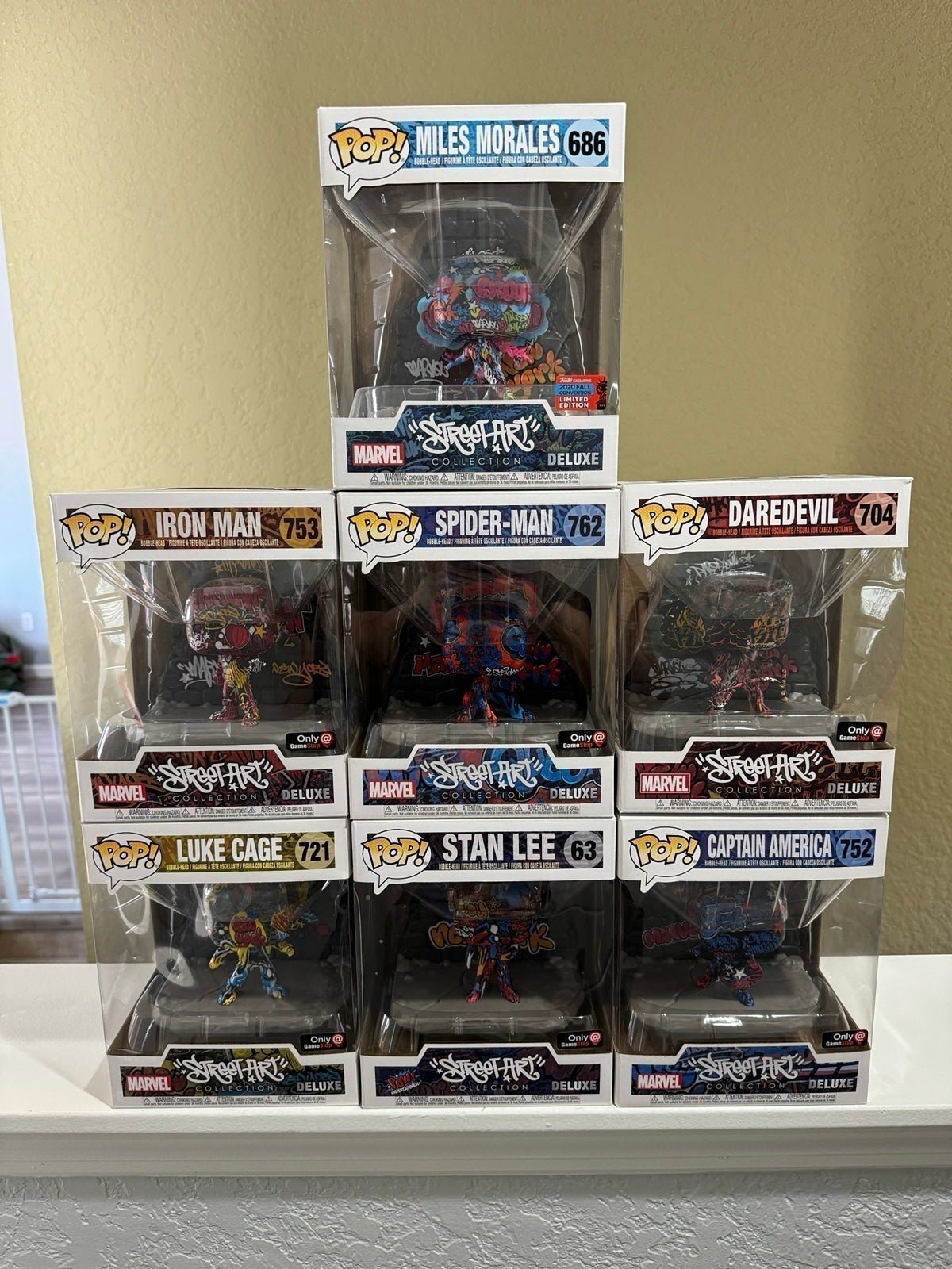Funko Pop Marvel Street Art Set
