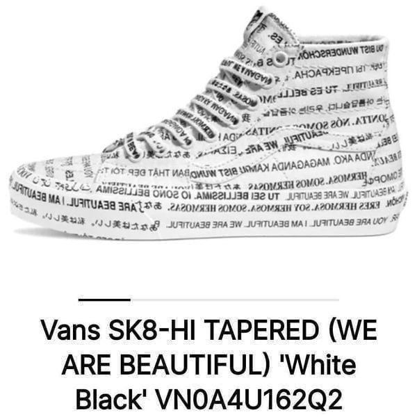 Men's Vans We Are Beautiful Sk8-Hi Tapered Sneakers 7