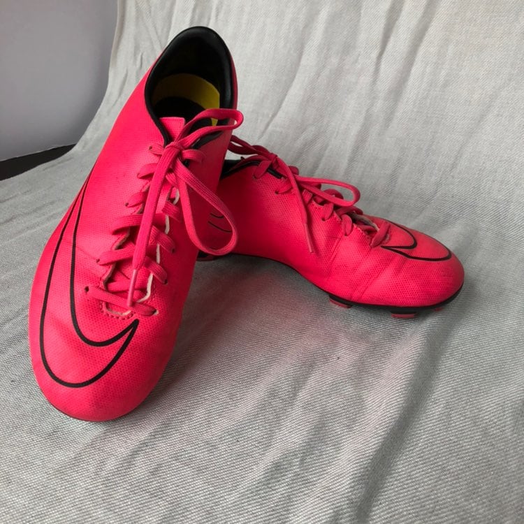 Nike Bright Pink Cleats