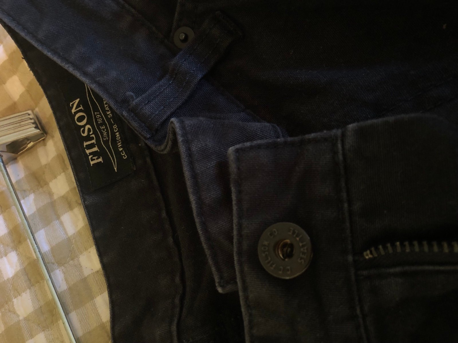Womens Filson Work Pants Navy