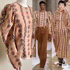 595 Ulla Johnson Runway Layla Blouse Silk Velvet