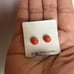 Vintage 14k salmon coral earrings nice!