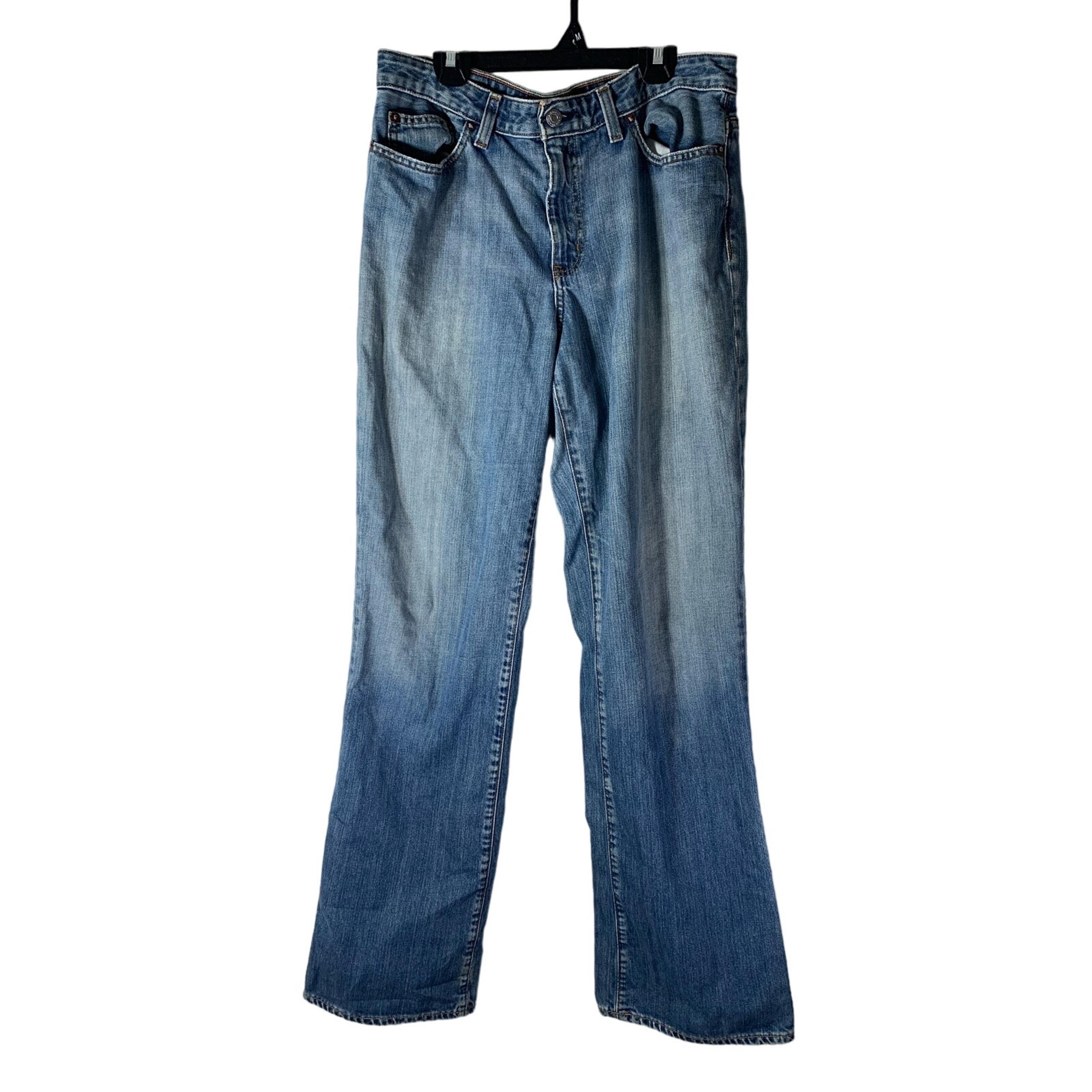 Polo by Ralph Lauren Saturday Bootcut Blue Jeans Size 10  Distressed 100% Cotton
