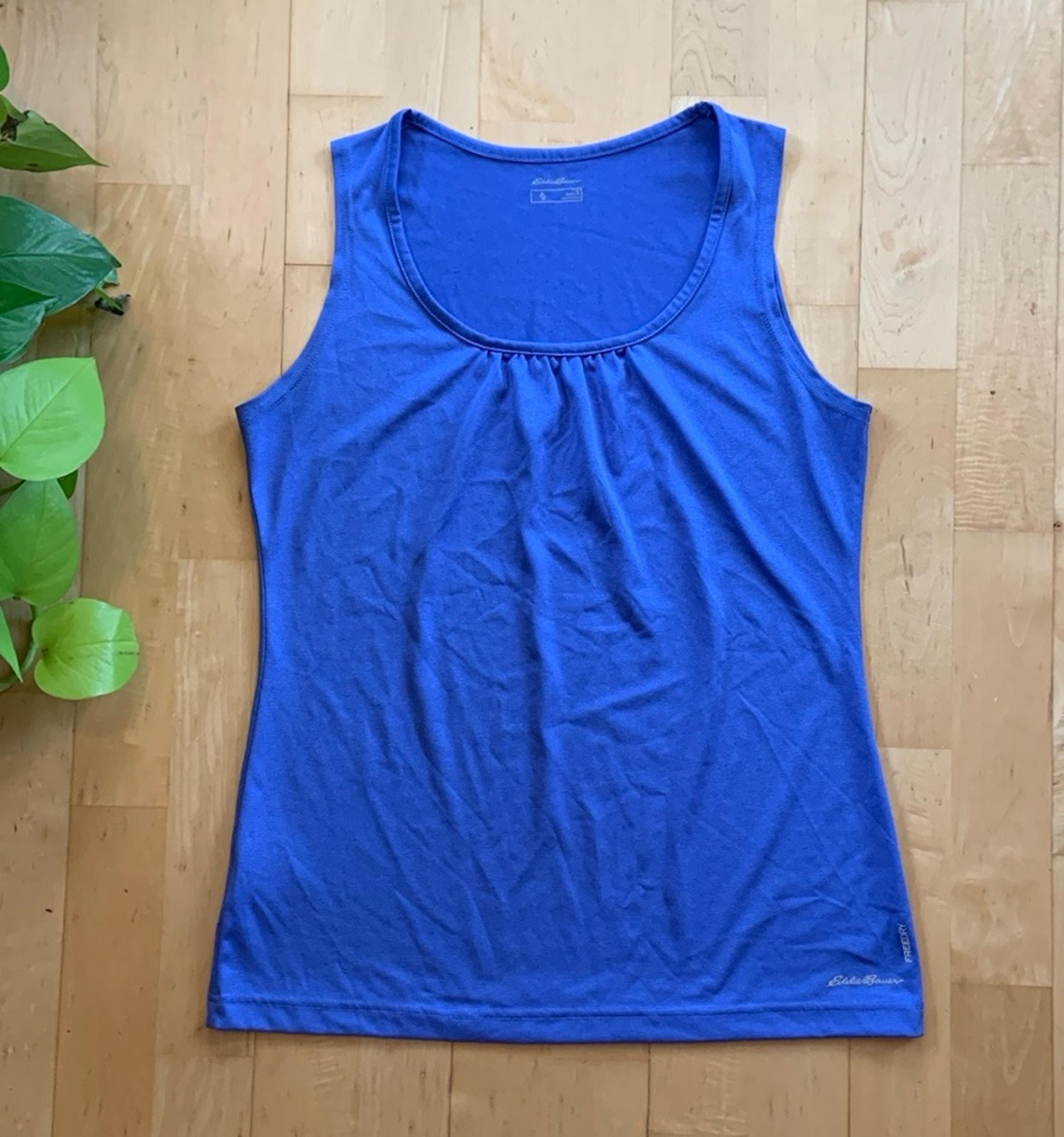 Eddie Bauer Freedry blue woman’s athletic tank top S