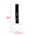 NEW 2PCS DEVIL LOVE HEART WHITE JDM TSURIKAWA RING Black Handle Strap Drift