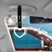 NEW 2PCS DEVIL LOVE HEART WHITE JDM TSURIKAWA RING Black Handle Strap Drift