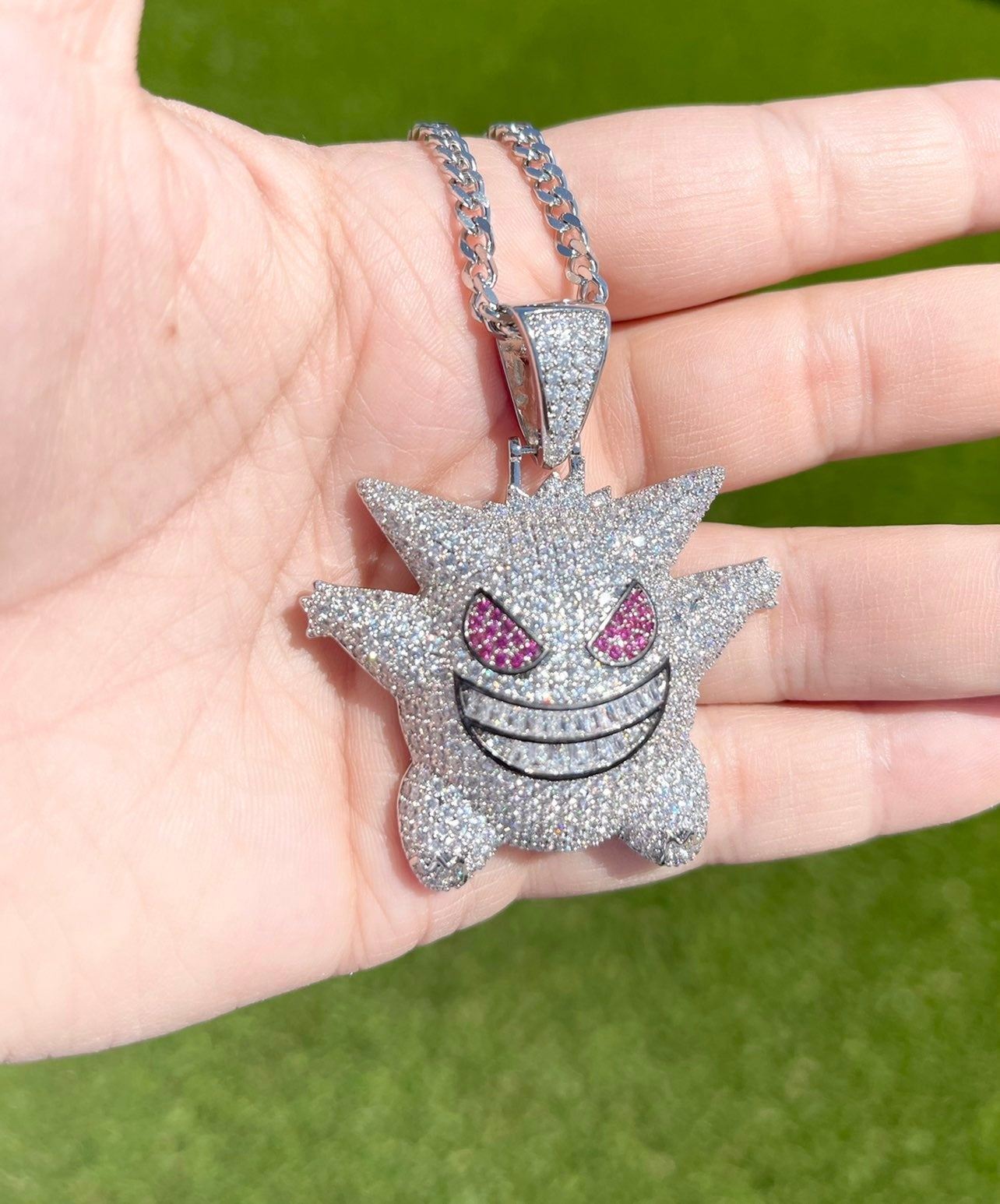 Icy Gangar Pendant W/Cuban Chain