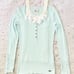 Hollister Mint Green Y2K Long Sleeve Set