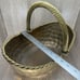 Vintage Large Decorative Table Center Piece Hammered Brass Fruit Plated Basket