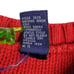 Vtg GAP Men's V-Neck Red Blue Green Cable Knit Chunky Sweater Sz M