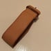 Louis Vuitton Luggage Tag Attachment Tan Leather Adjustable LV Buckle Strap