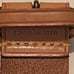 Louis Vuitton Luggage Tag Attachment Tan Leather Adjustable LV Buckle Strap