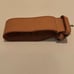 Louis Vuitton Luggage Tag Attachment Tan Leather Adjustable LV Buckle Strap