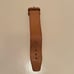 Louis Vuitton Luggage Tag Attachment Tan Leather Adjustable LV Buckle Strap