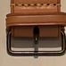Louis Vuitton Luggage Tag Attachment Tan Leather Adjustable LV Buckle Strap