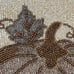 Pier 1 Imports beaded pumpkin placemat