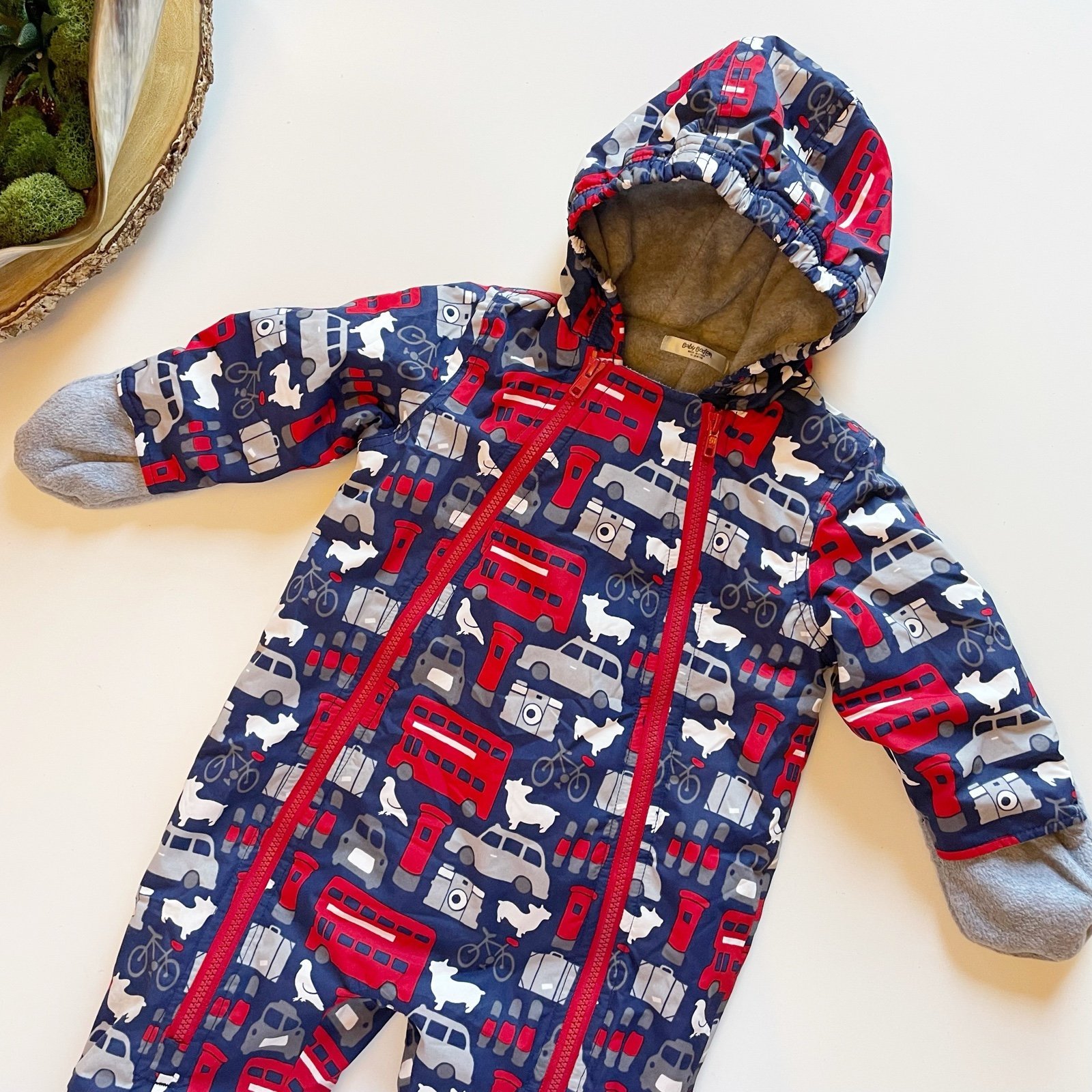 Boden London Coverall Snowsuit | 12-18m
