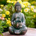 Meditation small buddha statue